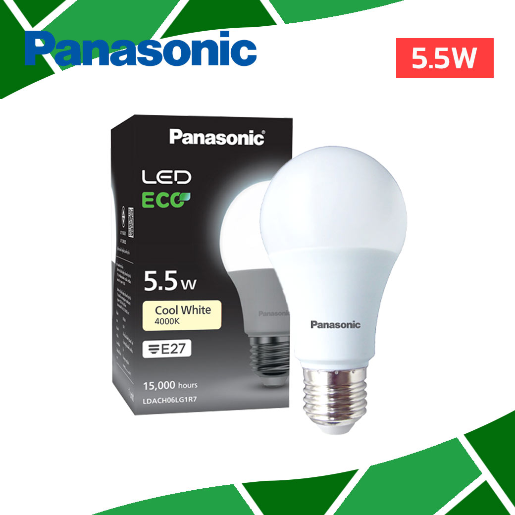 หลอดไฟ-LED-5.5W-PANASONIC-ECO-cw