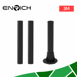 เสาไฟเหล็กตรง ทรงกลม สูง 3เมตร พร้อมฐานน้ำ